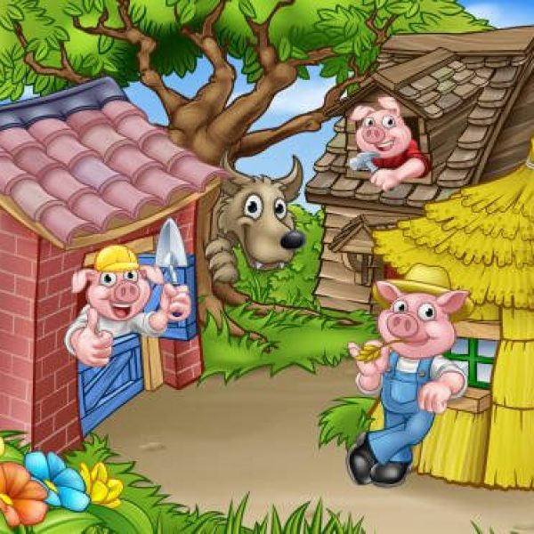 Leeuwenklas : De drie biggetjes / Moederdag
