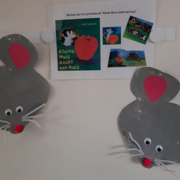 Vlinderklas : Een thema met het prentenboek "Kleine Muis zoekt een huis"