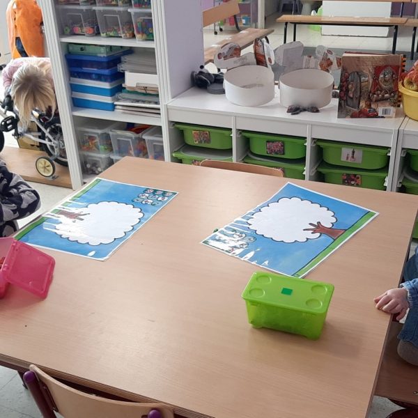 Vlinderklas : Een thema met het prentenboek "Kleine Muis zoekt een huis"