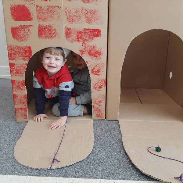Vlinderklas : Een thema met het prentenboek "Kleine Muis zoekt een huis"