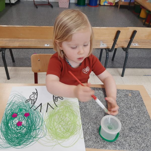 Vlinderklas : Mooie bloemen voor ons mama!