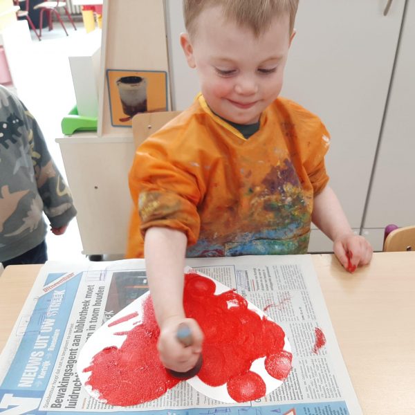Vlinderklas : Mooie bloemen voor ons mama!