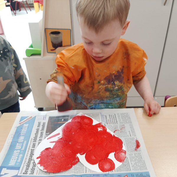 Vlinderklas : Mooie bloemen voor ons mama!