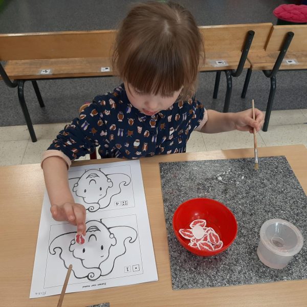 Vlinderklas : Mooie bloemen voor ons mama!