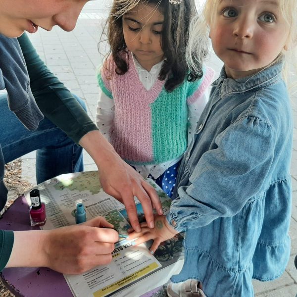 Vlinderklas : Mooie bloemen voor ons mama!