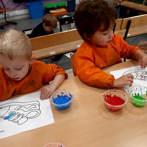 Vlinderklas : We zetten ons schoentje klaar voor Sinterklaas!