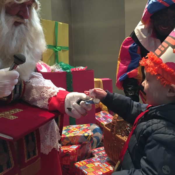 De Sint in de kikkerklas.