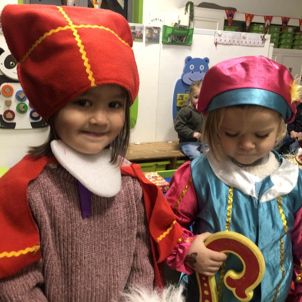 De Sint in de kikkerklas.