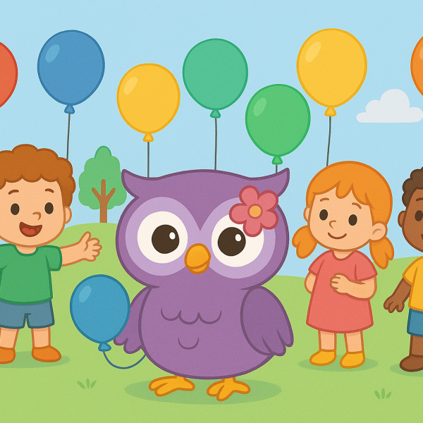 De kleurenballon in de uilenklas