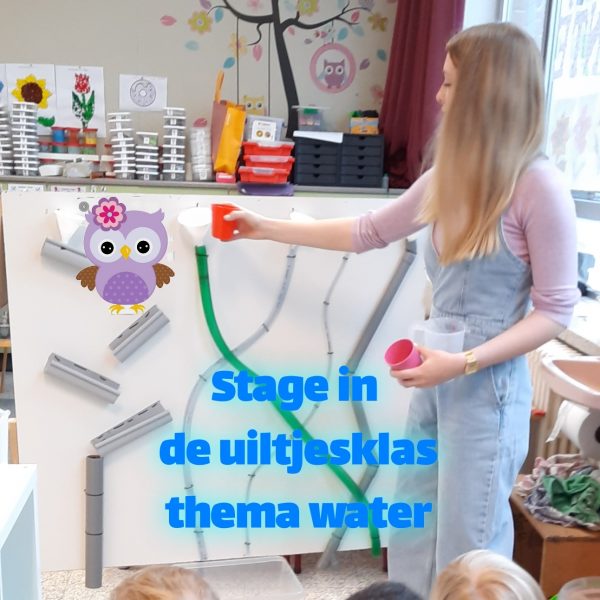 Stage in de uiltjesklas: thema water