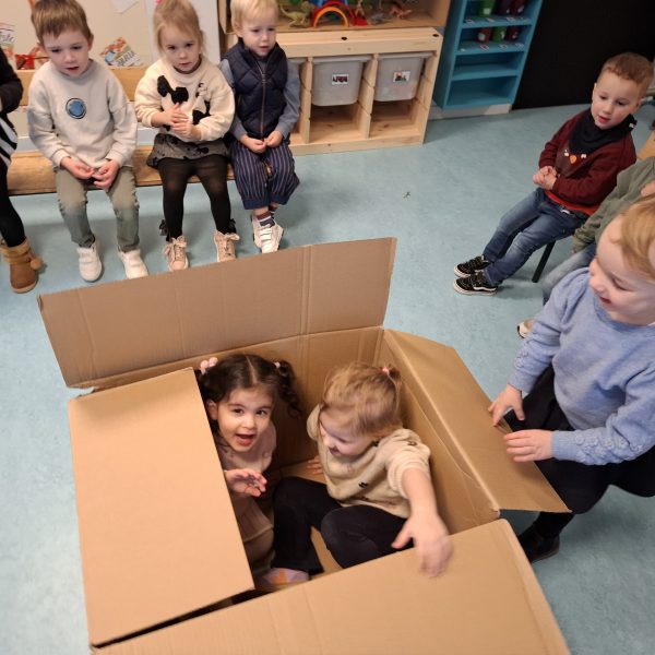 bijenklas: een doosje hier, een doosje daar