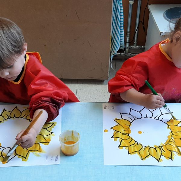 DOLFIJNENKLAS: bloemetjes in de lente