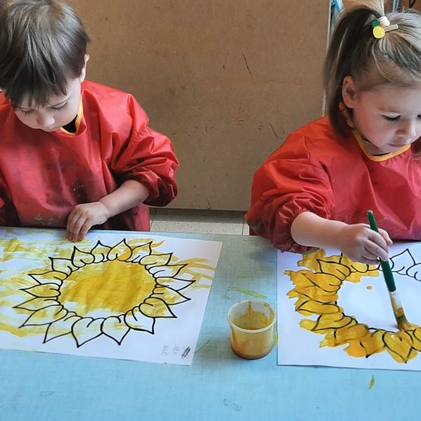 DOLFIJNENKLAS: bloemetjes in de lente