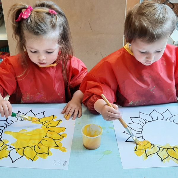 DOLFIJNENKLAS: bloemetjes in de lente