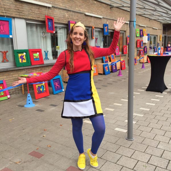 Kunsttentoonstelling in de berk