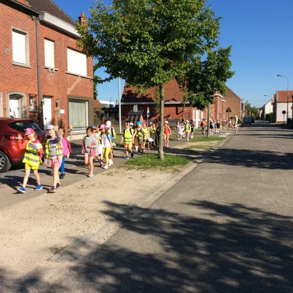 1ste lj op schoolreisje naar het gaverdomein